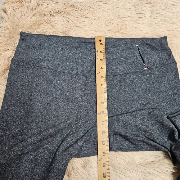 CALIA by Carrie Underwood Essential Heather Gray Leggings Size XXL knee Length - Picture 6 of 9
